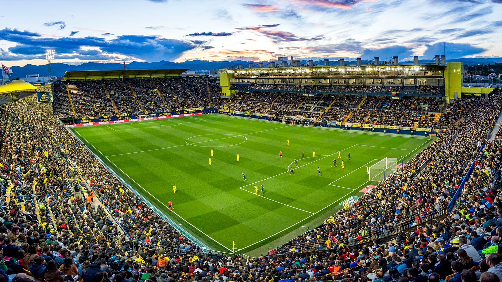 陶瓷球场是西班牙足球甲级联赛的比利亚雷亚尔足球俱乐部的主场,于