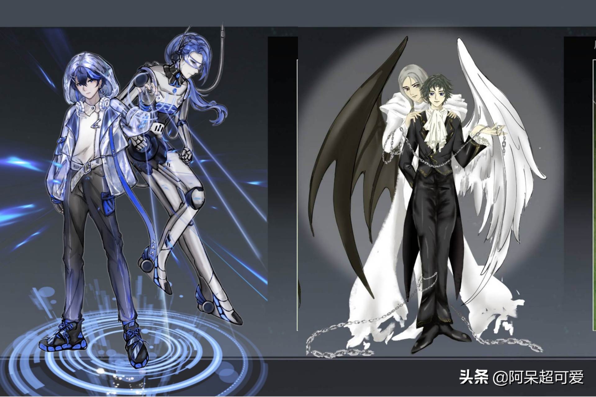 元歌两款源梦皮肤首曝,天使和恶魔双形象,现代科技风格巨帅