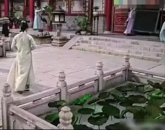 笑到胃疼的穿帮镜头，手榴弹忍了，赵丽颖身后的小厮站着睡着了