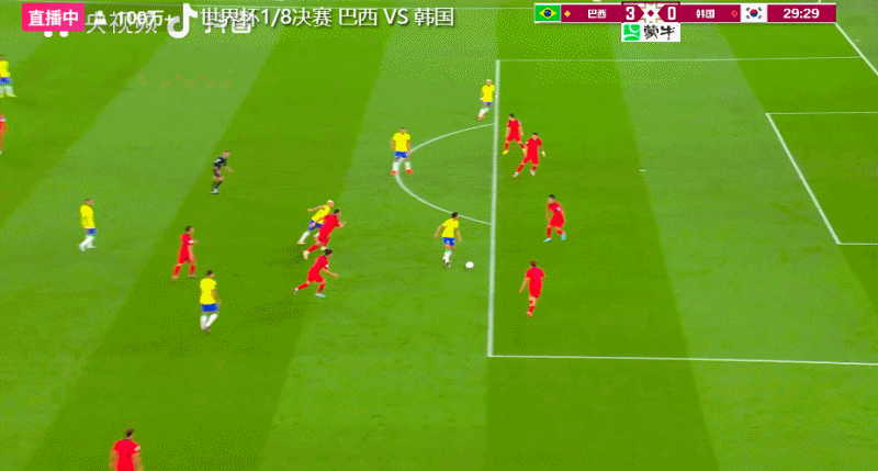 韩国世界杯足球（世界杯-内马尔点射维尼修斯传射 巴西4-1韩国晋级八强 将战克罗地亚）