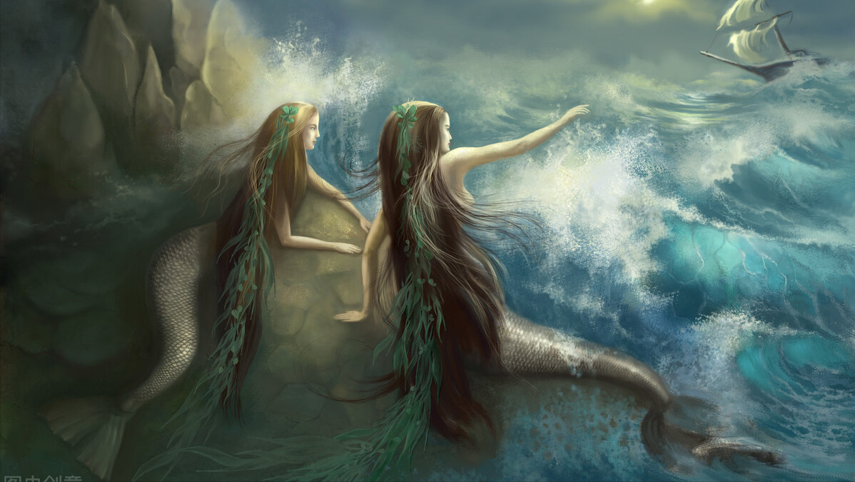 真正的鲛人图片(人鱼还是) - 赤虎壹号