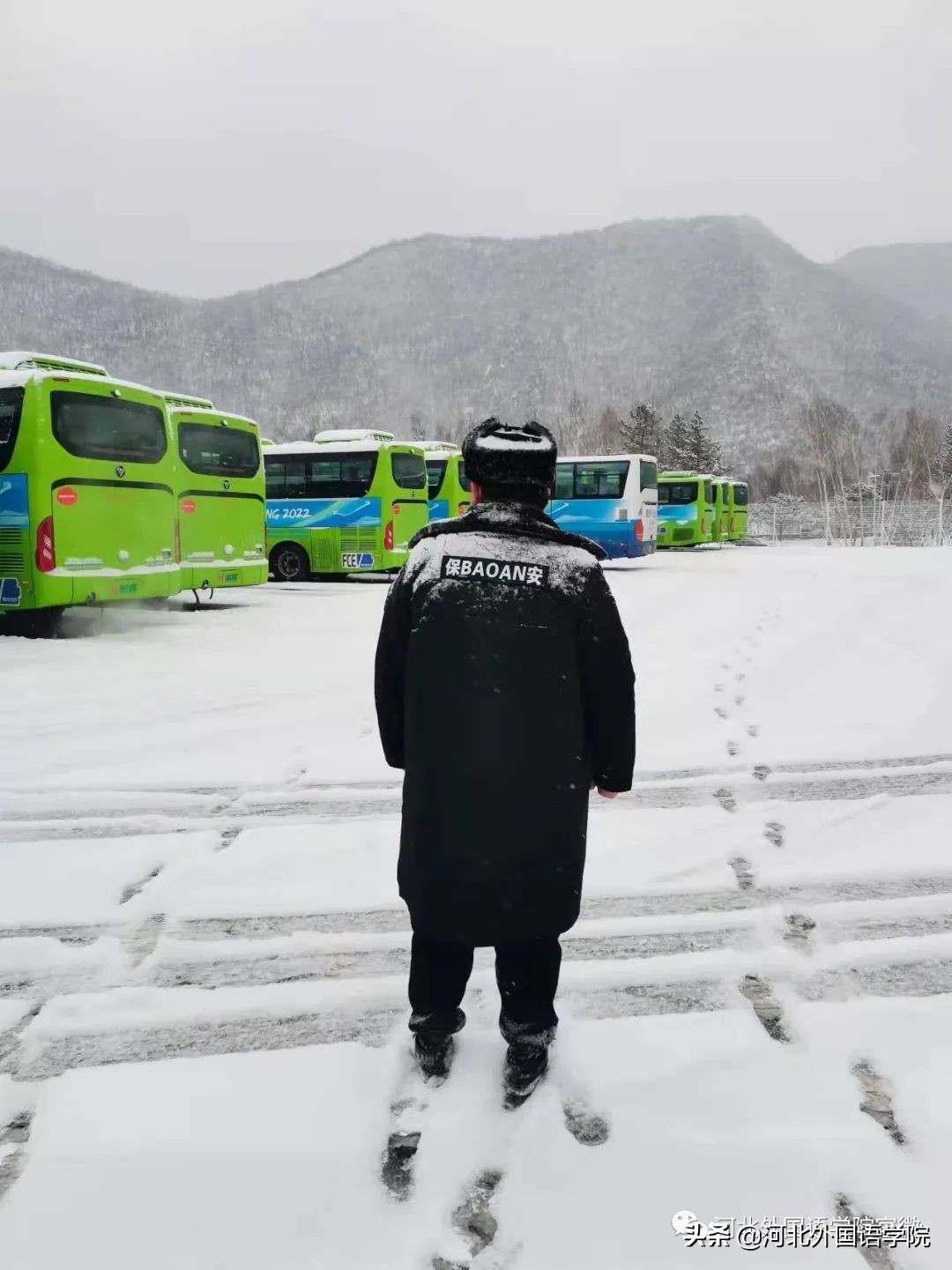 雪地里的坚守，河北外国语学院冬奥志愿者为冬奥会不断突破自我