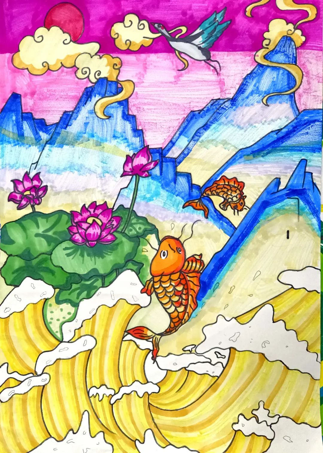 美丽黄河口 我的家——东营区科达小学学生绘画作品展