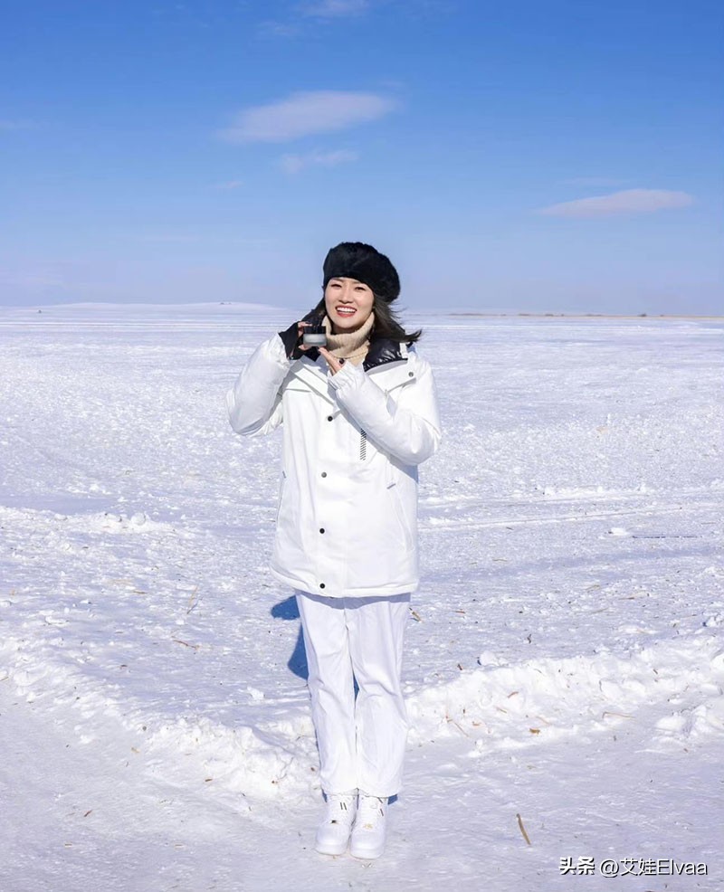 李娜最新广告大片！雪中穿防风衣化浓妆似周涛，退役后形象大变样
