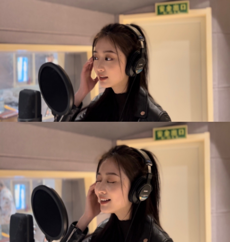 中传大四学姐冯琳，回校录制毕业班歌，参与歌曲创作，果真是才女