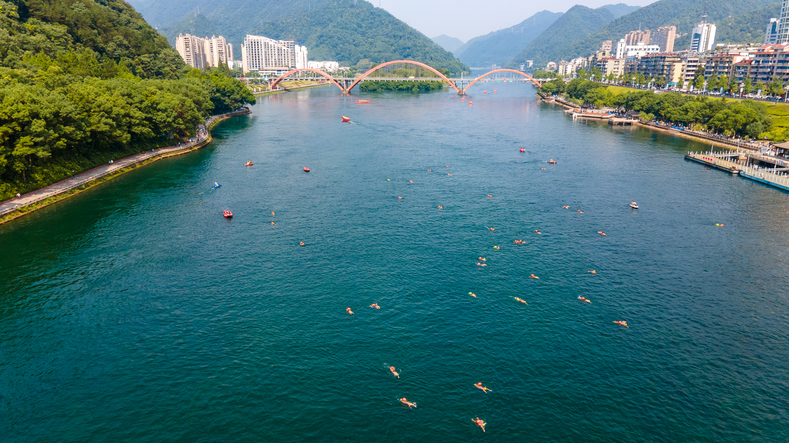 建德天氣17建德新安江水冷得冰涼