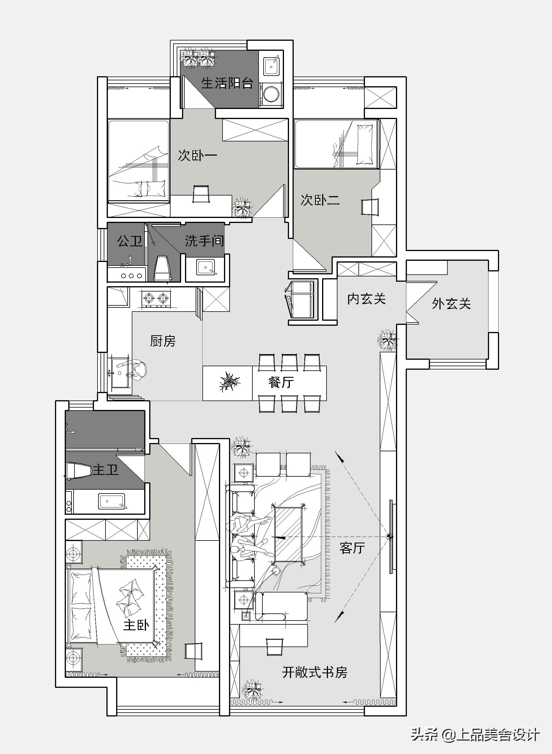 深圳夫妇120平米打造简约现代风，绿色乳胶漆点缀空间，精致时尚