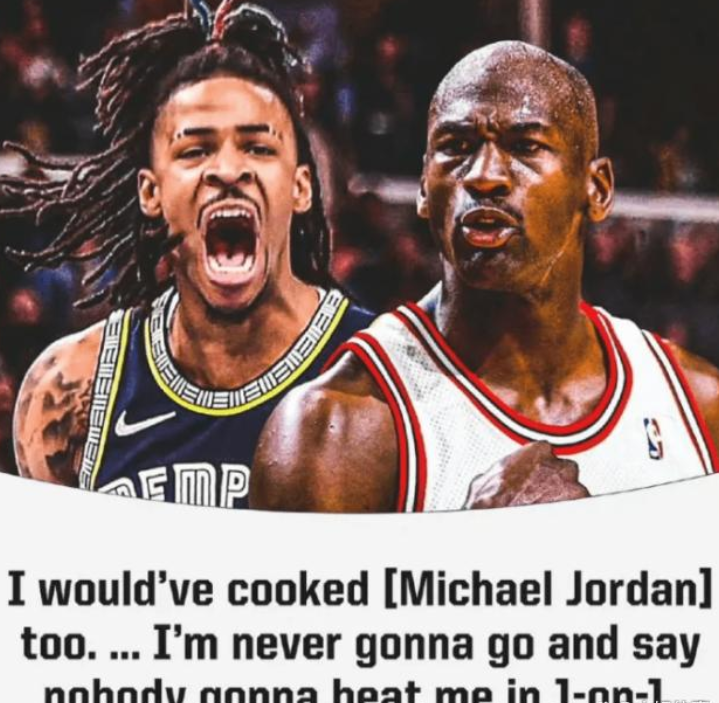 nba球星最帥單打（NBA五位狂人：一神人沒千萬年薪無法養家 莫蘭特稱單挑能打贏喬丹）