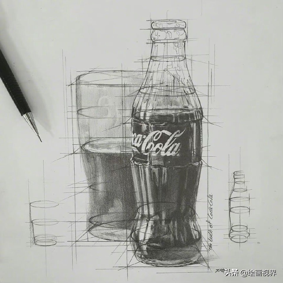 素描中的透明感怎么造型？从局部到整体，老师们都是这样画的