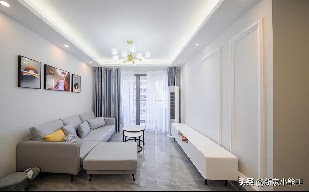 79平现代简约风格，三代同堂生活很幸福，软装全部网购便宜又好看