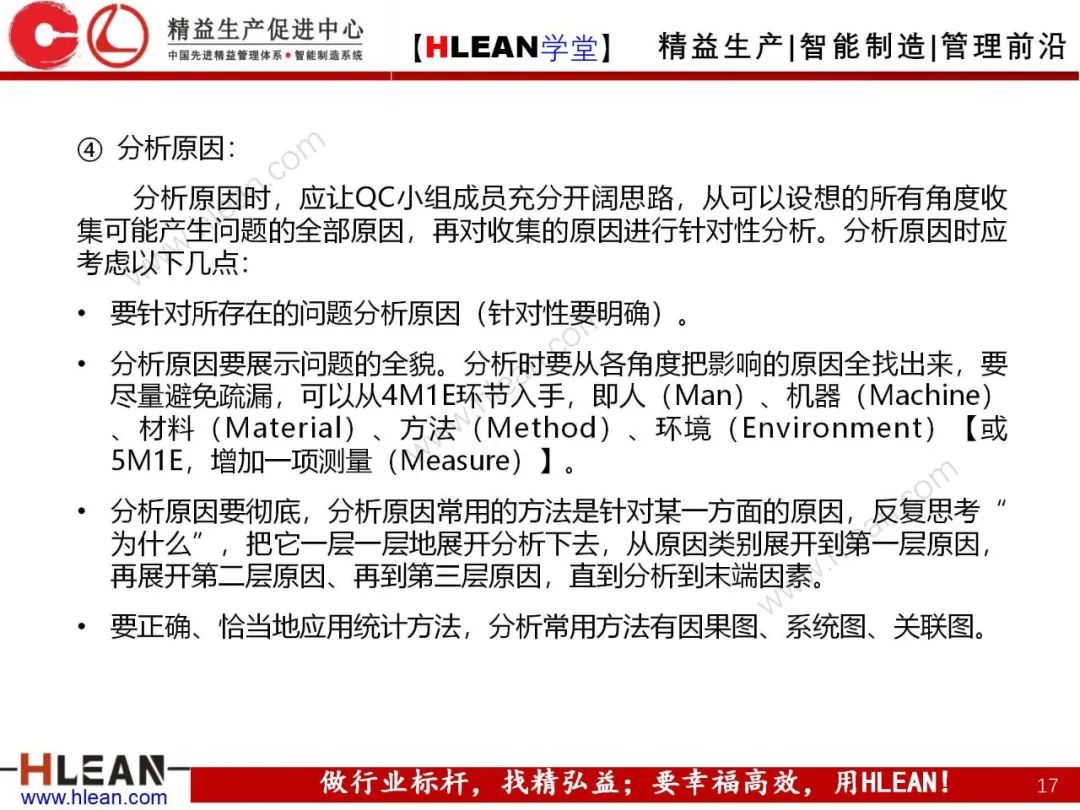 「精益學堂」QC小組活動程序