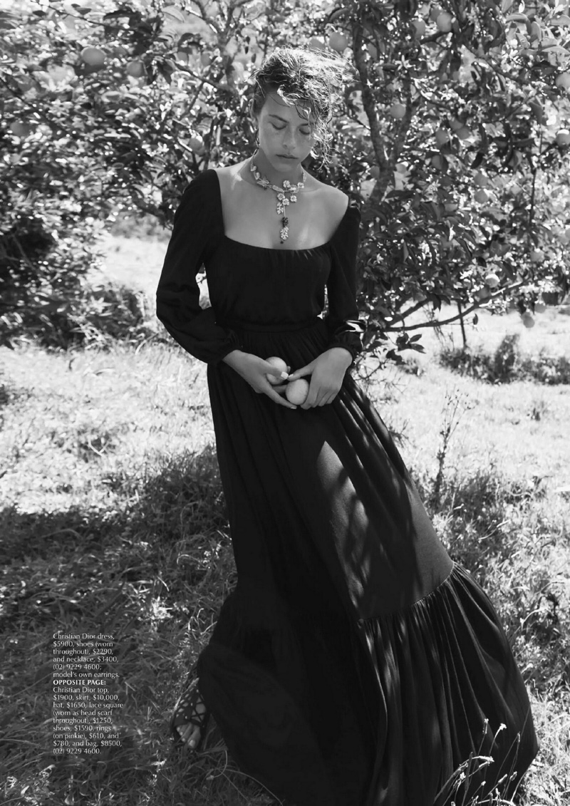 新西兰超模乔治娅‧福勒(Georgia Fowler)拍摄的时尚大片