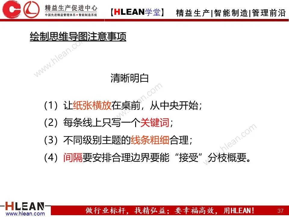 「精益学堂」有趣且实用的思维导图