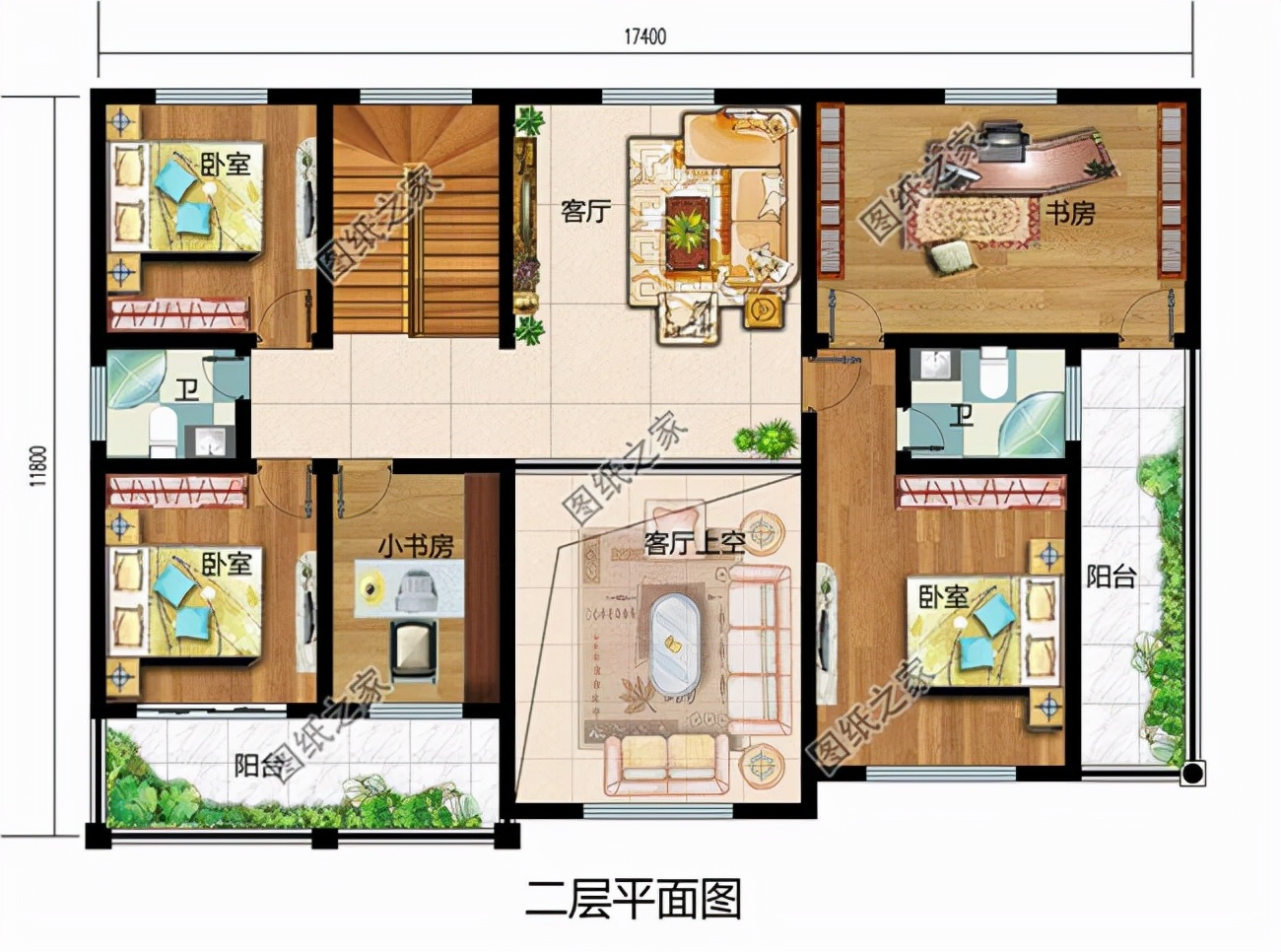 欧式复式别墅设计，室内十分宽敞通透，提升居住体验感