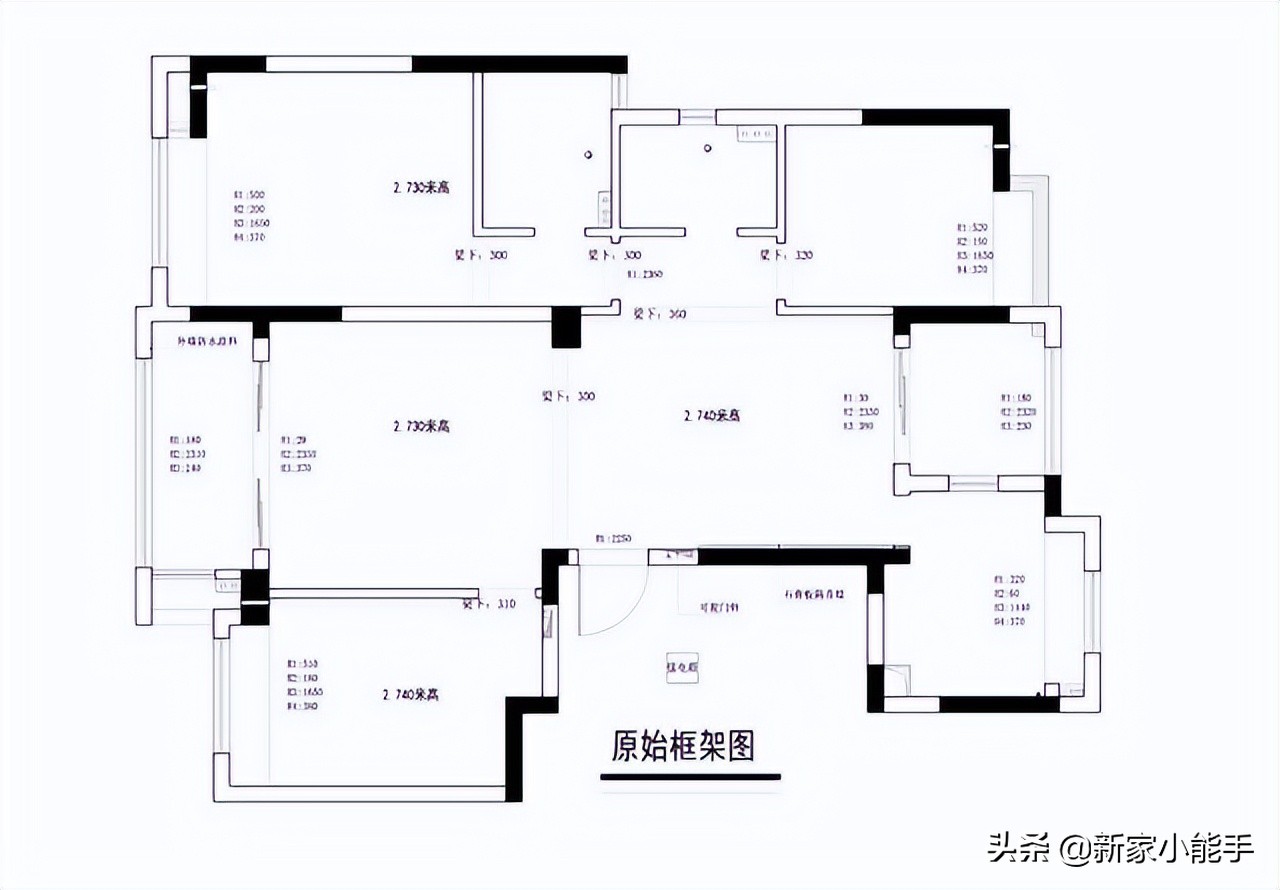 128㎡四房正对门鞋柜装修效果图设计展示