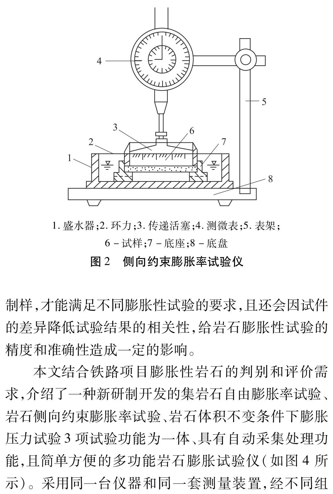 膨胀岩试验设备改进与评价研究