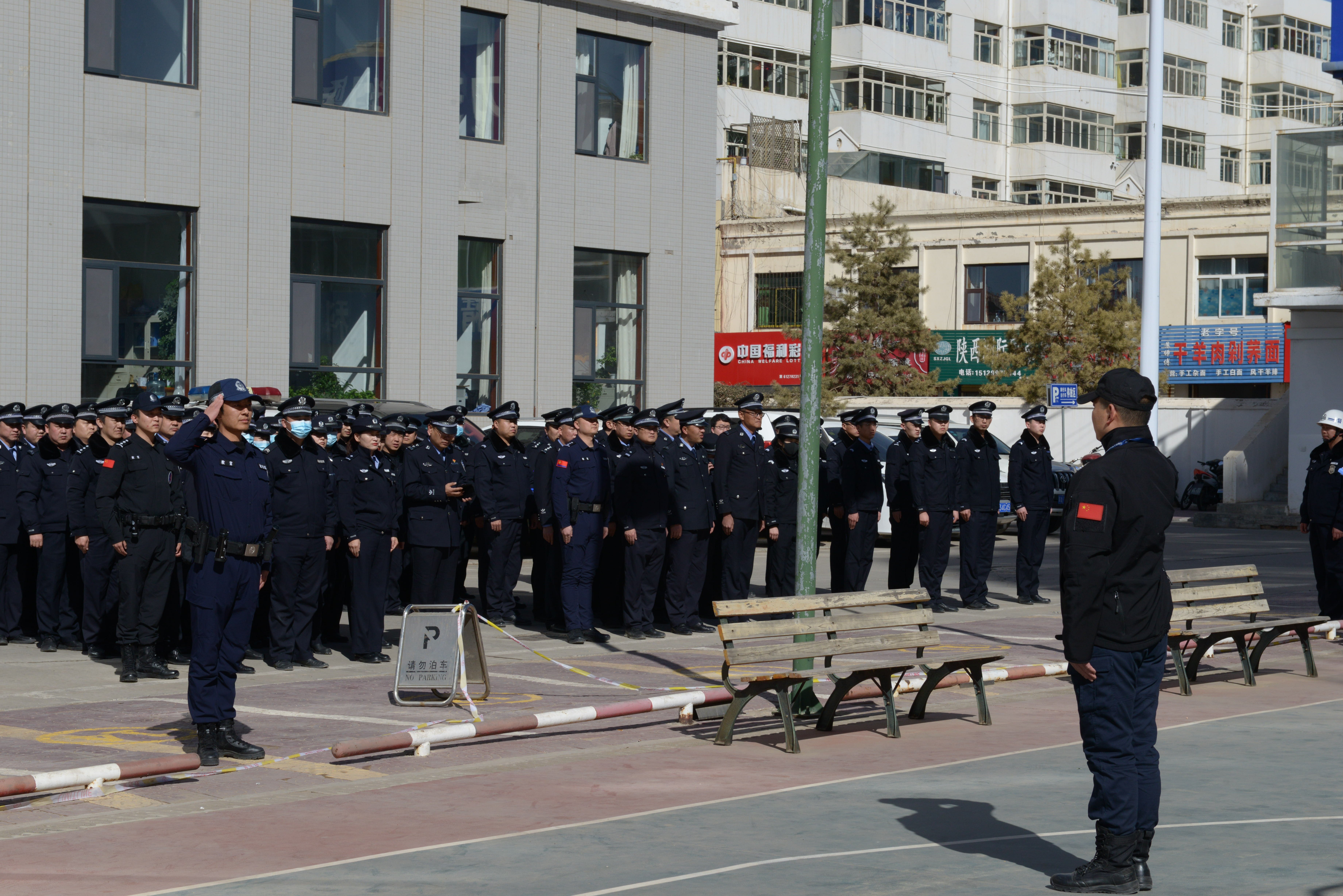 靖边公安开展警务技能轮训“第二训”