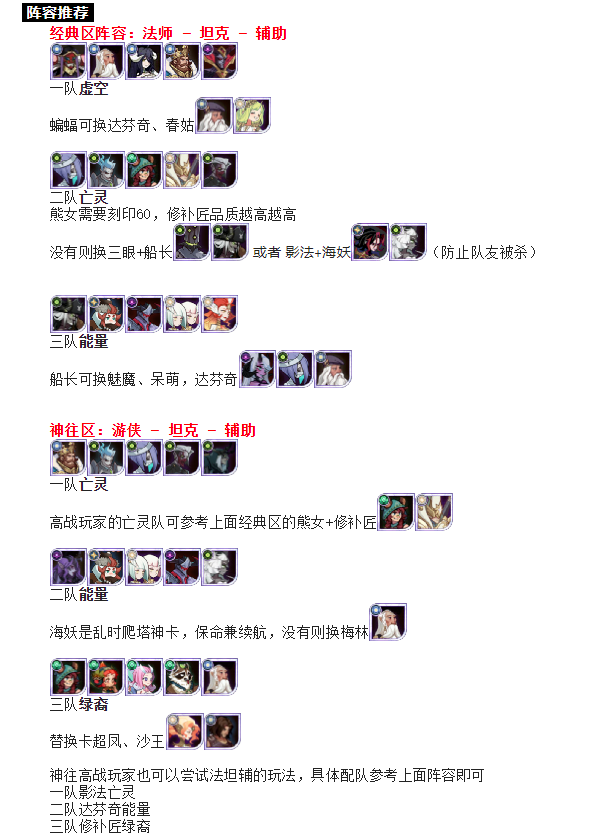 乱世之境三队阵容推荐及爬塔攻略