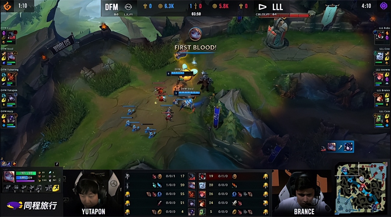 LOL-S12入围赛:Robo猪妹对位单杀Evi剑魔,LLL击败DFM解锁首胜