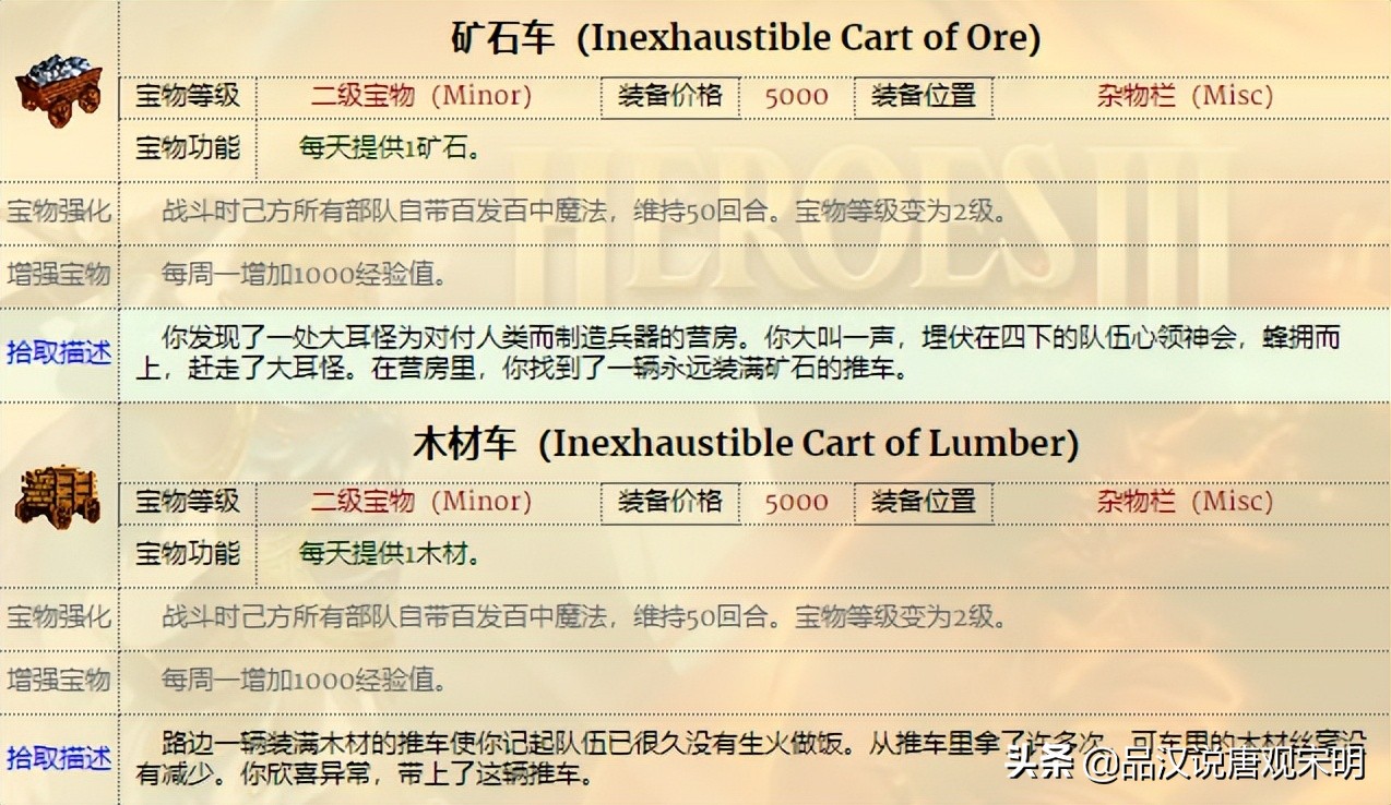 英雄无敌3的132件宝物：天使联盟第一，但比它更实用的还有三件？