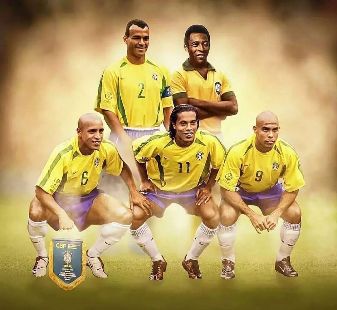 被称为足球王(八大足球强国队史五位代表球星,巴西星