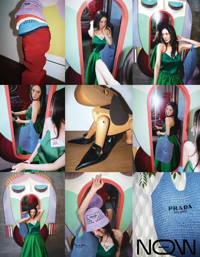 杨幂最新时尚大片曝光！穿裙装照样是直接开挂，化晒伤妆容美到爆