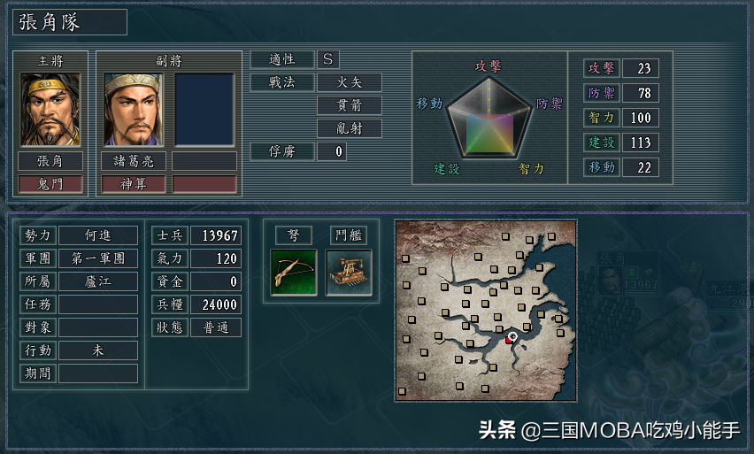 三国志11：理想丰满现实骨感的4个组合，看似合理，其实最没用