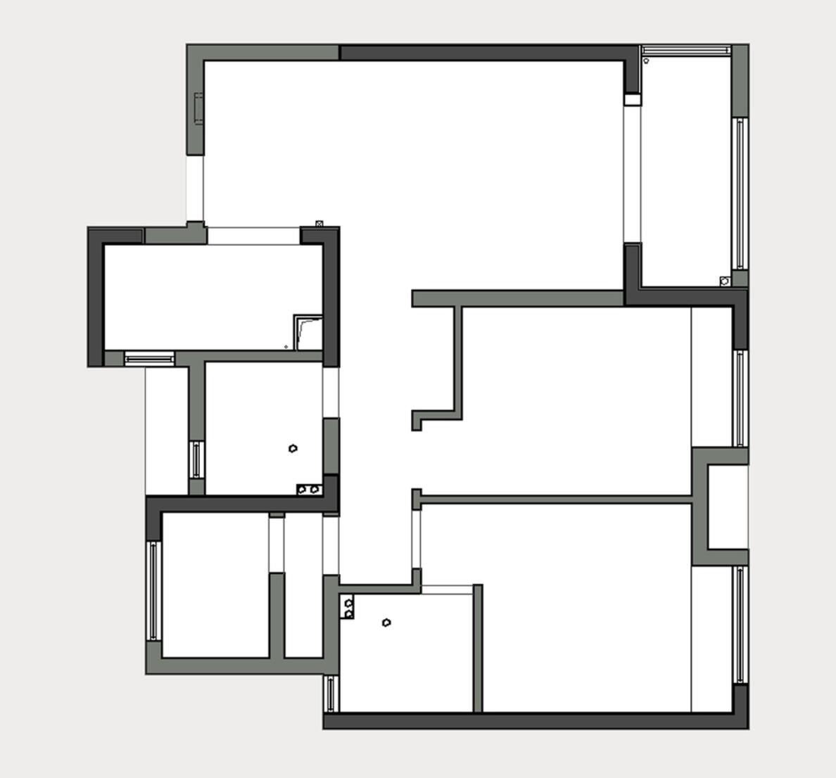 95㎡小户型客厅装修设计，20平空间巧布局显大又实用