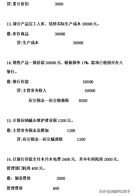 25岁美女会计，熬夜把会计分录总结成62页笔记，专治记不住
