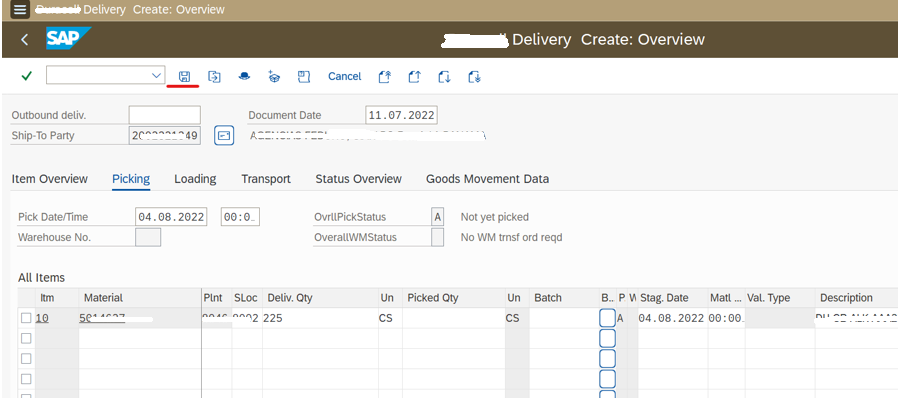 SAP SD初阶之VA03为销售订单创建交货单