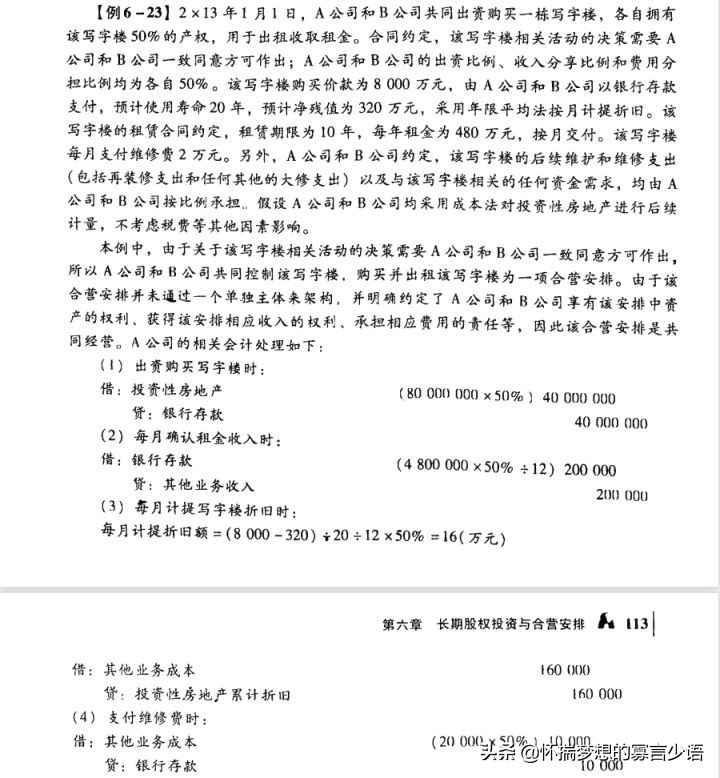 CPA《会计》教材例题（6-10章）