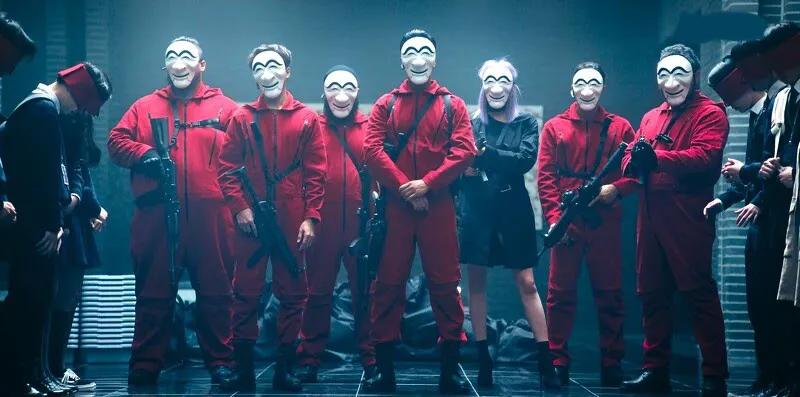 [纸钞屋:韩国版] 即将开播，河回面具+红色连体衣，打造抢劫新格局