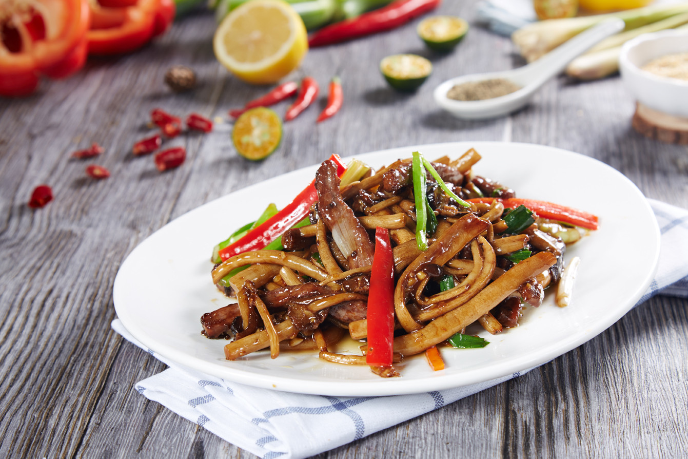 图片[3]-【牛肉炒茶树菇】做法步骤图 美味过瘾超下饭-起舞食谱网
