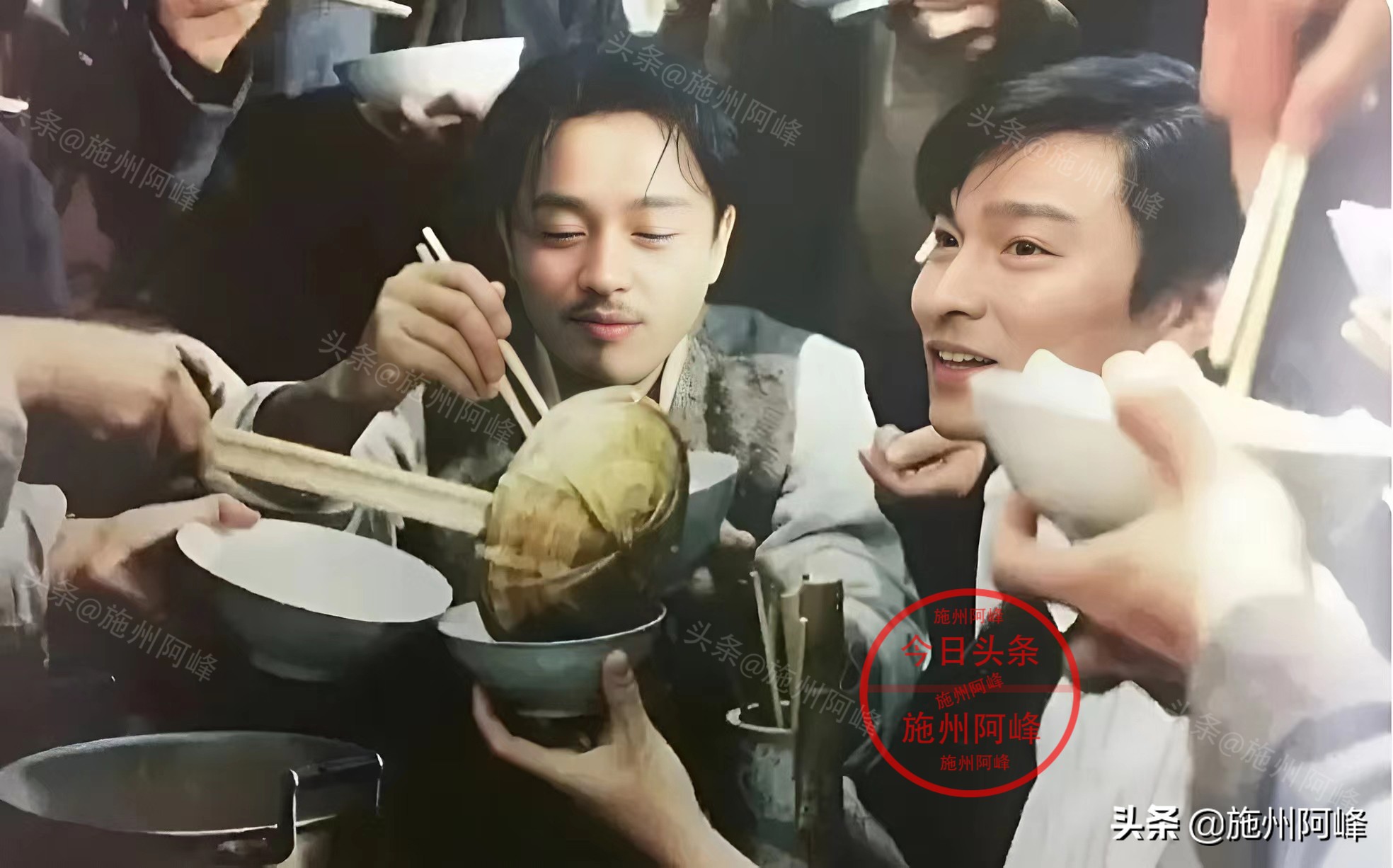 老照片：1992年代言日本清酒广告的王祖贤，邓丽君年轻时候的照片