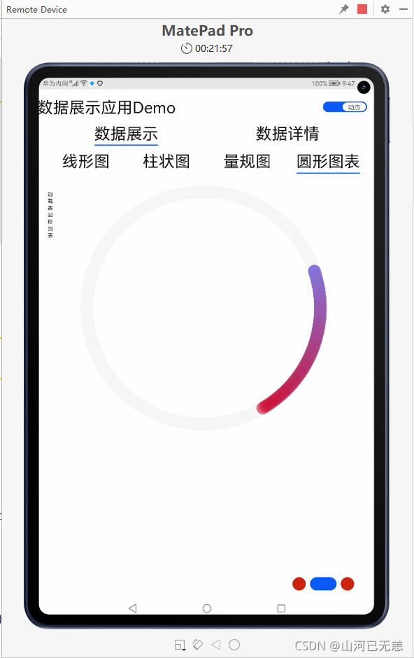 HarmonyOS实战一「JS基础组件」switch、chart等的使用