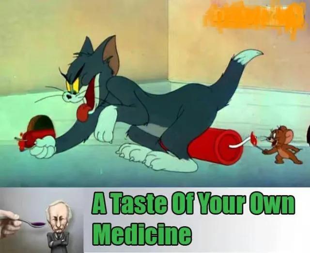 苦的用英语怎么说(A taste of your own medicine 尝尝自己的苦药？)