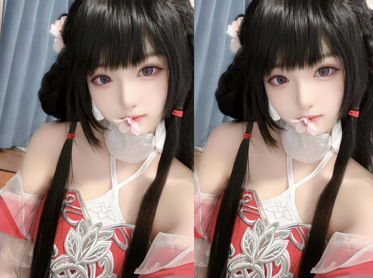 小美女COS《完美世界》火灵儿堪称一比一还原-哪边嗨