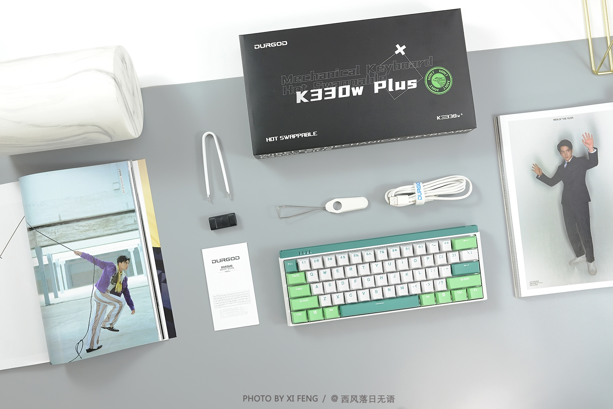 老男孩的快乐，就是这么简单：杜伽K330W Plus，客制化键盘美滋滋