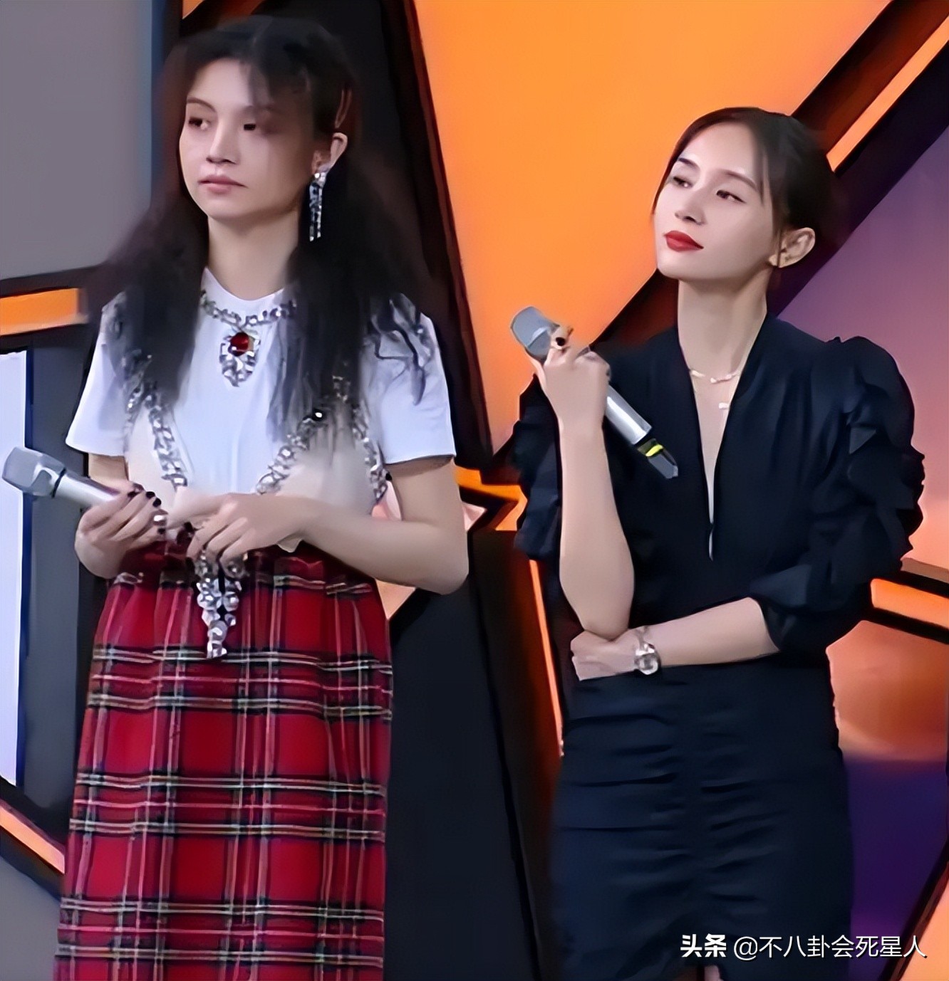 单看个个是美人，合照却开“大头特效”，这些女星被“虐惨”