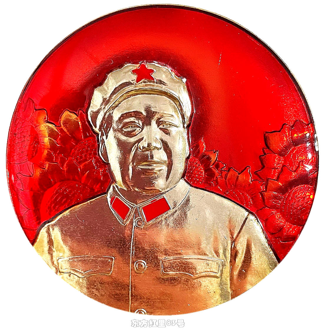 毛主席像章｜上海614厂制作的套章，藏家因喜欢称之为“614套章”
