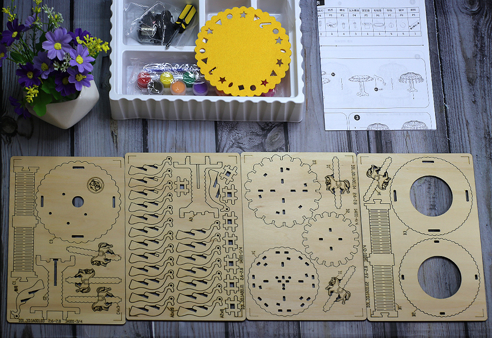 亲子互动，乐趣满满，当当狸旋转木马八音盒