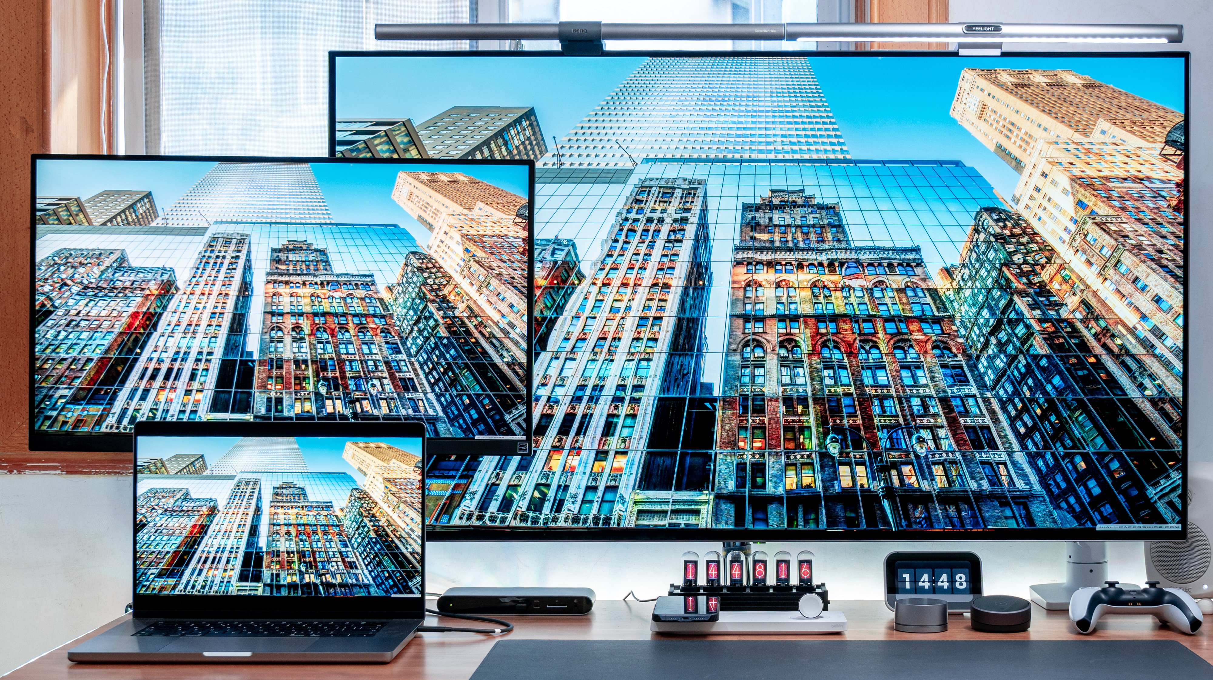 比电视还爽的 48 吋 oled 桌面电竞巨屏,ktc g48p5 显示器测评详解