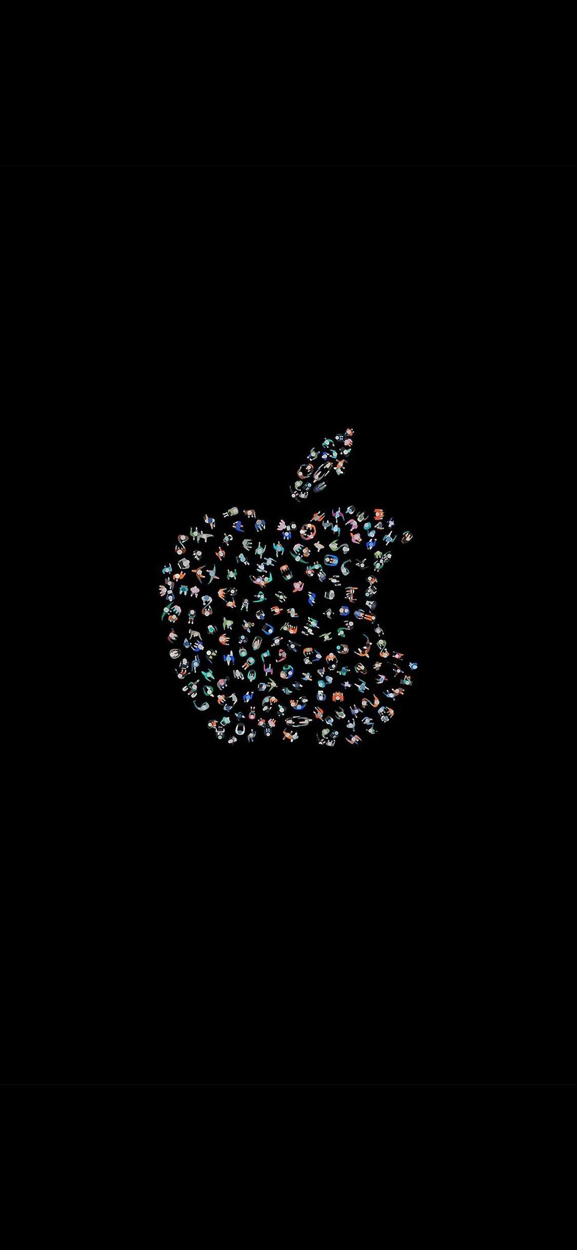 logo油画壁纸(创意Apple logo变形壁纸)