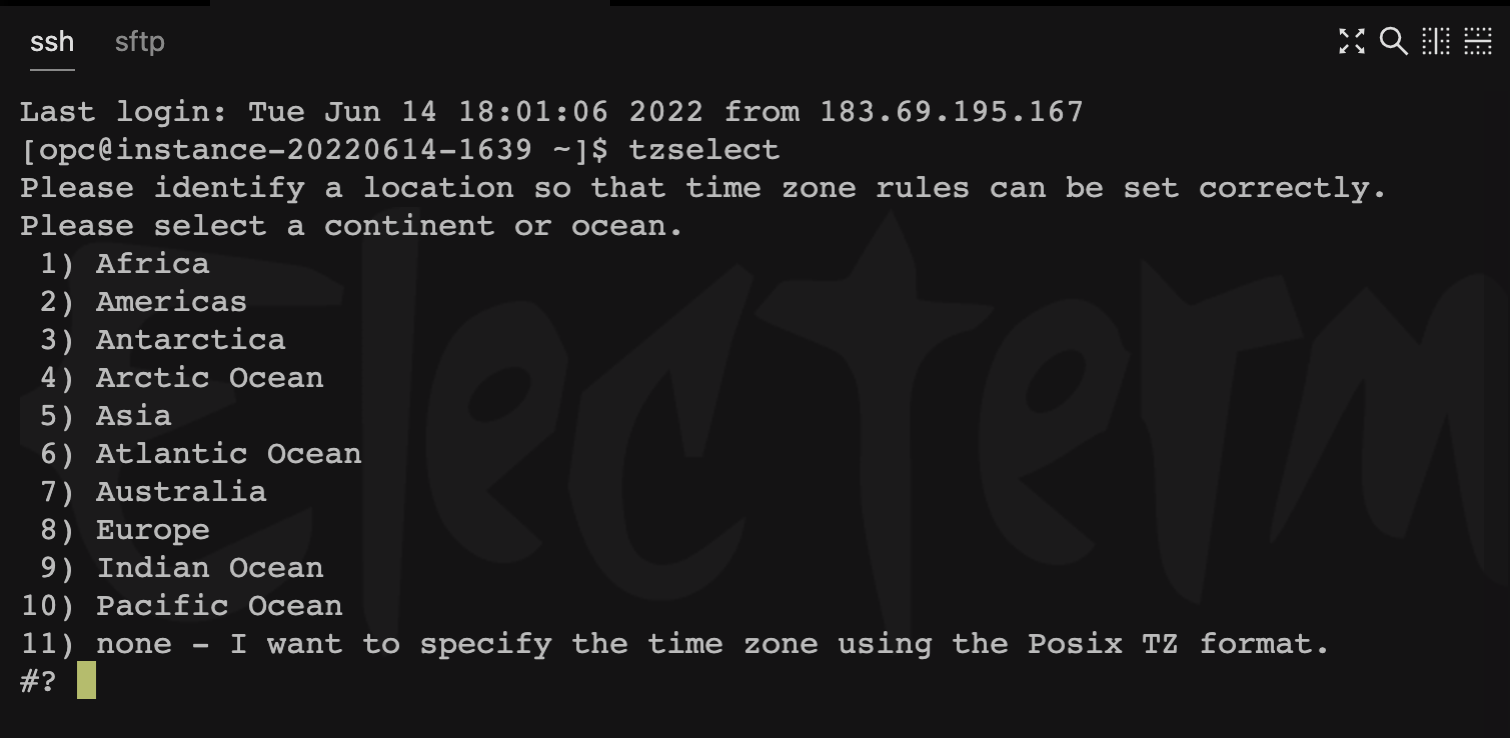 修改Linux的默认时区设置