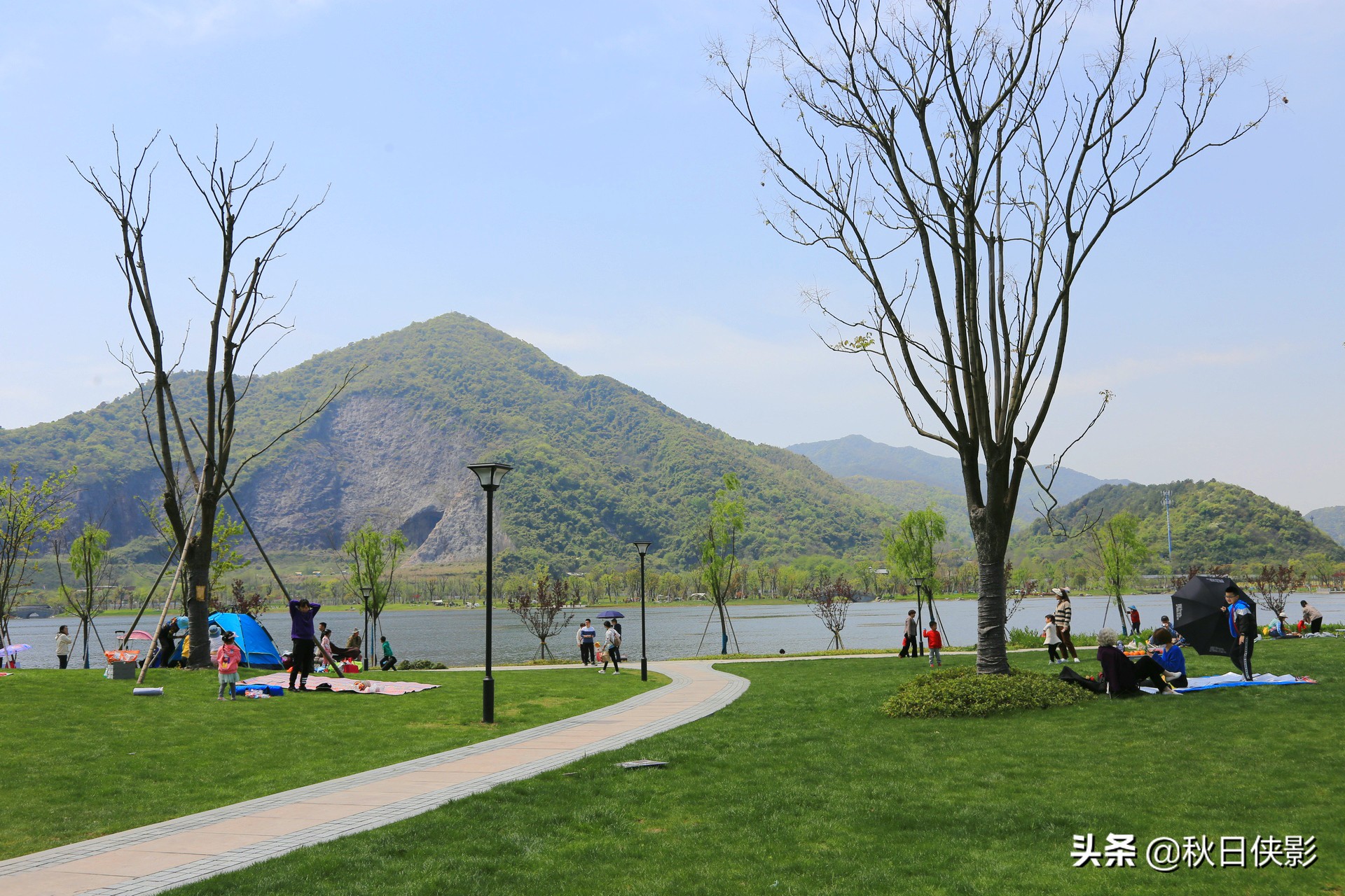 杭州哪里停车免费(杭州新增大型生态免费公园，湖光山色还有花海，踏青露营好去处)