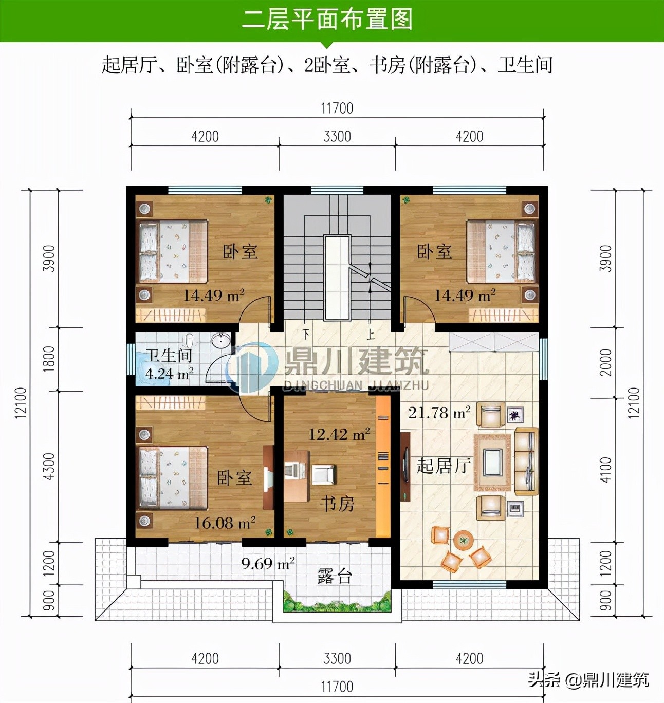 这10款别墅以布局取胜，户型方正风水好，大部分农村都能建