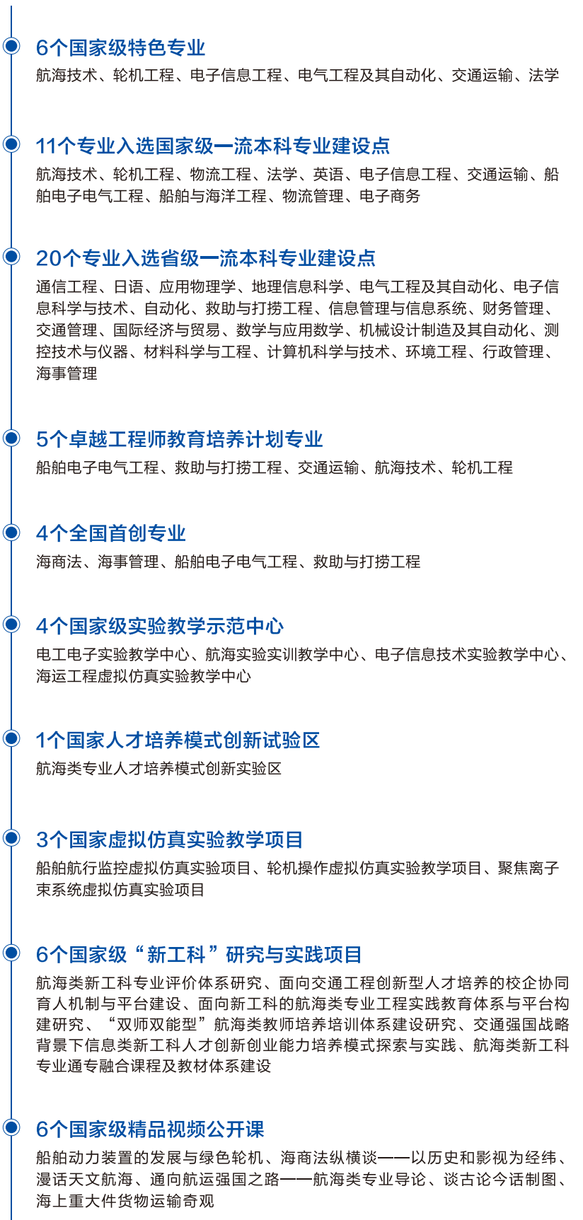 大连海事大学：除了个别专业独有之外，大部分与其他高校没有二样