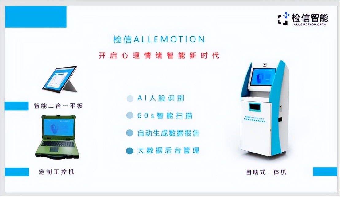 检信ALLEMOTION面筛心测评系统通过GB/T 25000.51-2016标准的测试