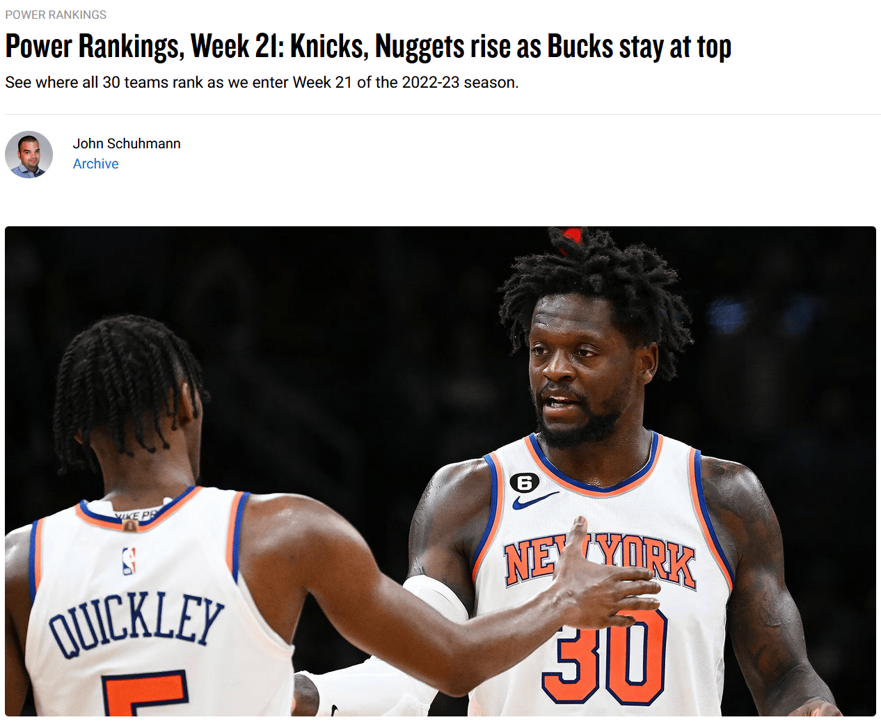 nba哪些隊比較厲害（NBA官方實力榜：雄鹿掘金綠軍前三 勇士升第10快船第12湖人第19）
