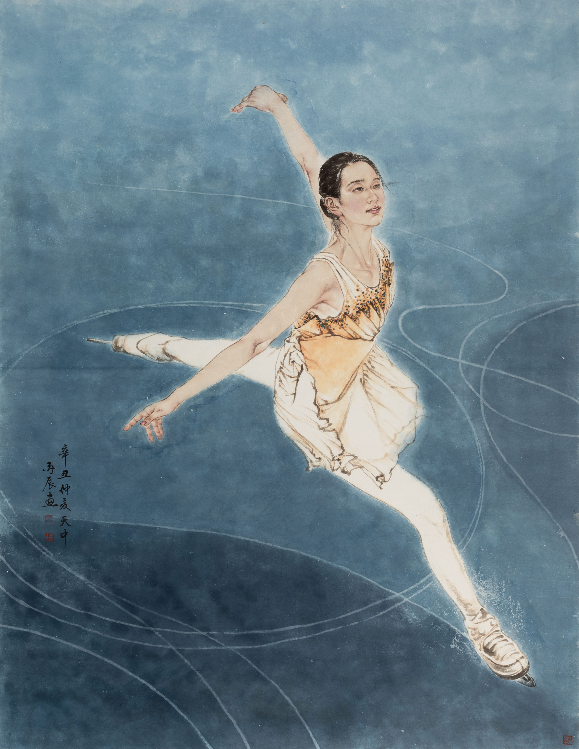 艺站代理画家孙震生作品欣赏随着社会的发展和人民的物质生活水平的不